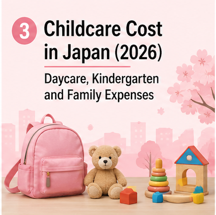 Childcare cost in Japan 2026 daycare kindergarten family expenses